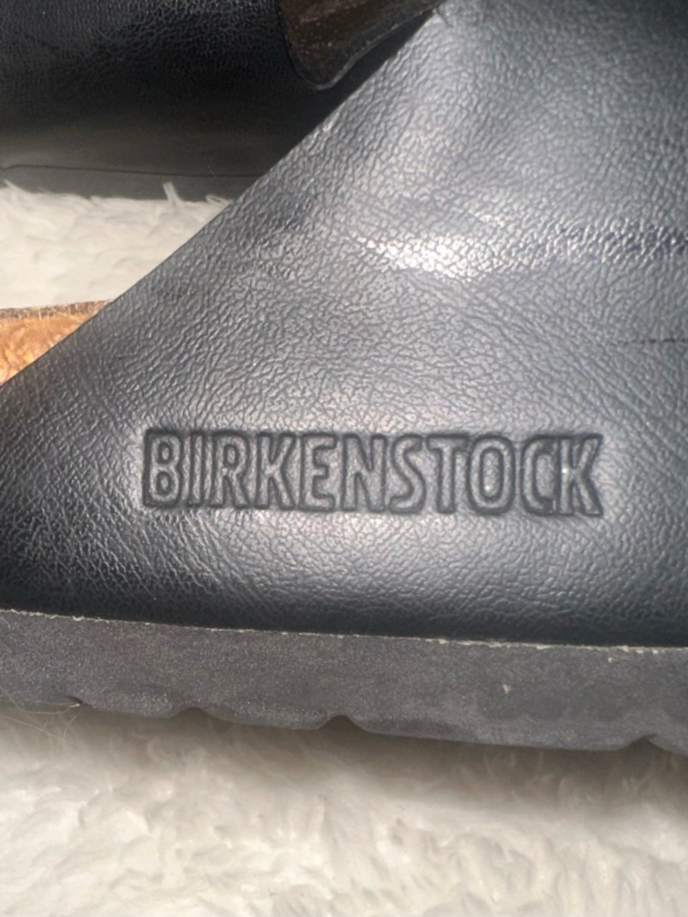BIRKENSTOCK Black Double-Strap Slide Sandals - Picture 6 of 7